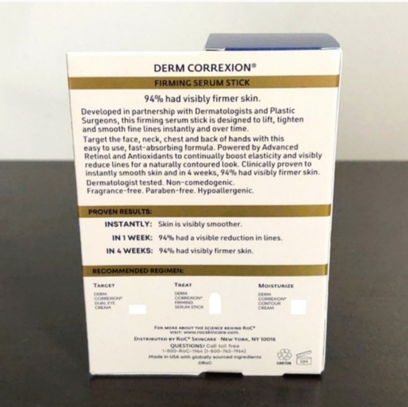 NEW LAUNCH ROC RETINOL CORRECTION FIRMING STICK NWT - Picture 2 of 2